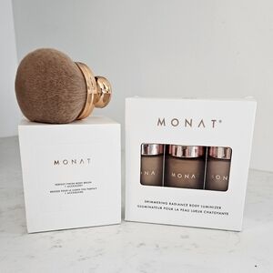 MONAT Shimmering Radiance Body Luminizer Trio and Brush